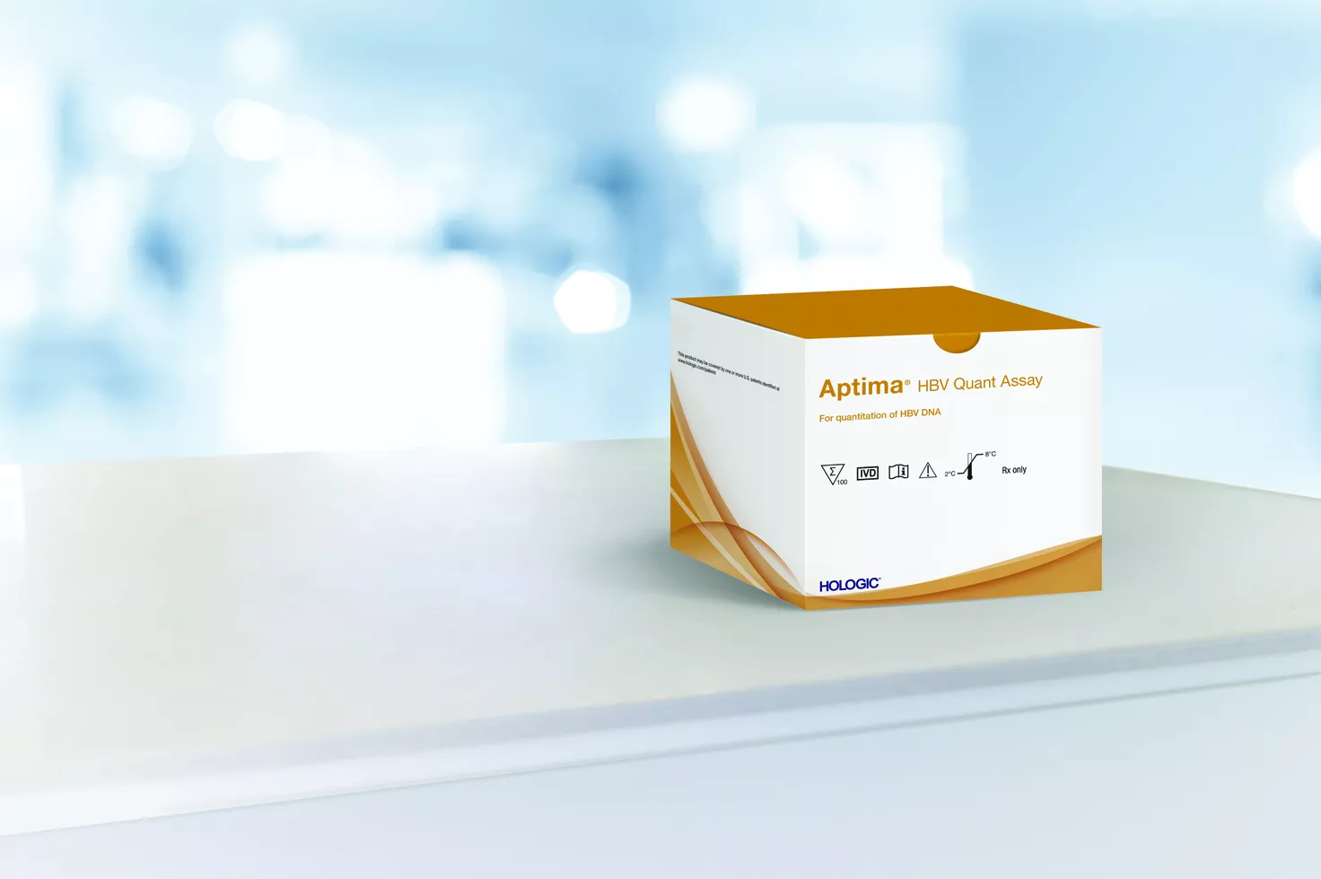 白い背景にホロジックアプティマ HBV